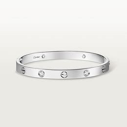 LOVE bracelet, classic model, 4 diamonds, single